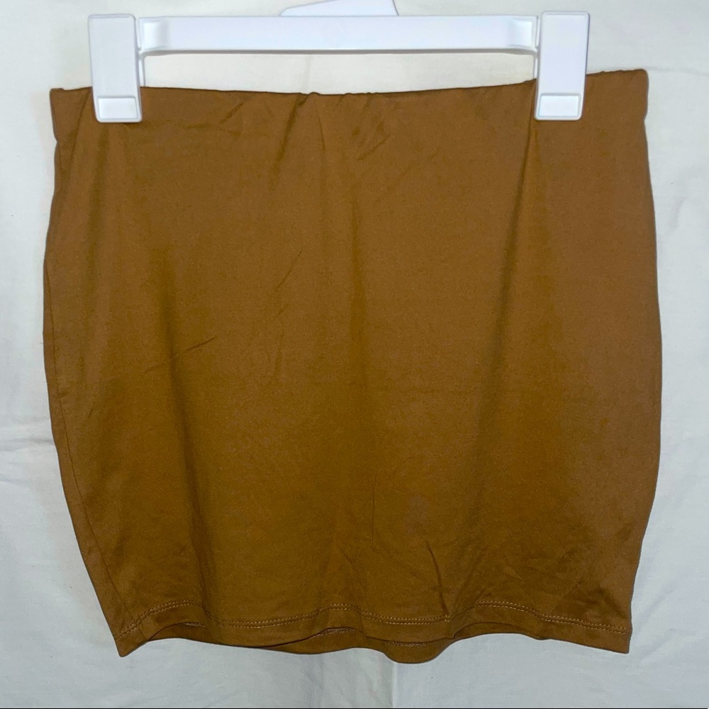 Brown Agaci pencil skirt size L